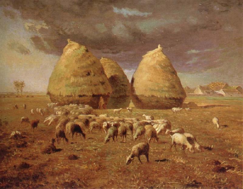 Jean Francois Millet Spring,haymow Germany oil painting art